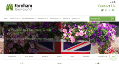 Desktop Screenshot of farnham.gov.uk